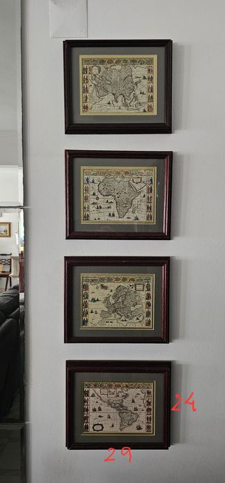Quadros antigos cerigrafias