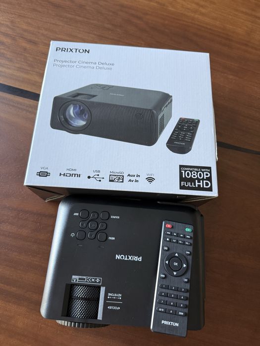 Projetor Prixton Cinema Deluxe – 1080p Full HD (Compatível)
