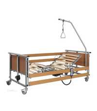 Łóżko rehabilitacyjne z materacem odleżynowym+wózek inwalidzki