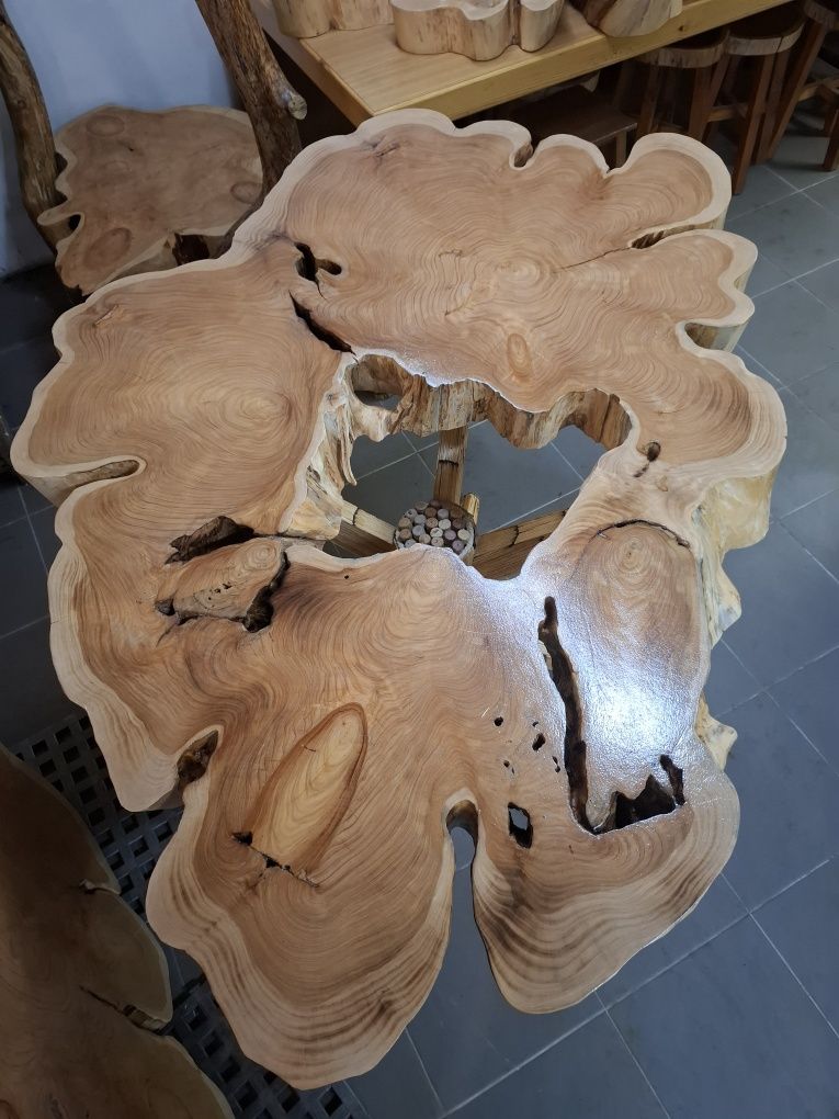 Tampo de Madeira para Mesa de Sala