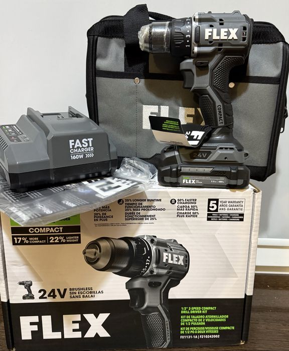 Комплект шуруповерт FLEX 24v FX1131-1A