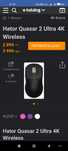 Мышка Hator Quasar 2 Ultra 4k Wireless