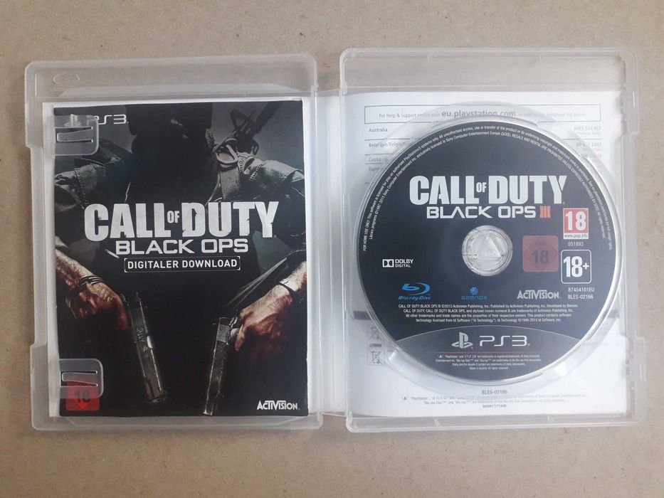 Blue-ray Disc PS3 Call of Duty, Black Ops.