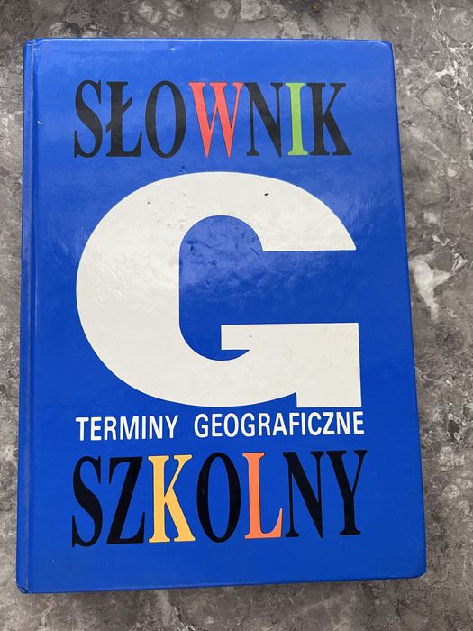Słownik szkolny terminy geograficzne