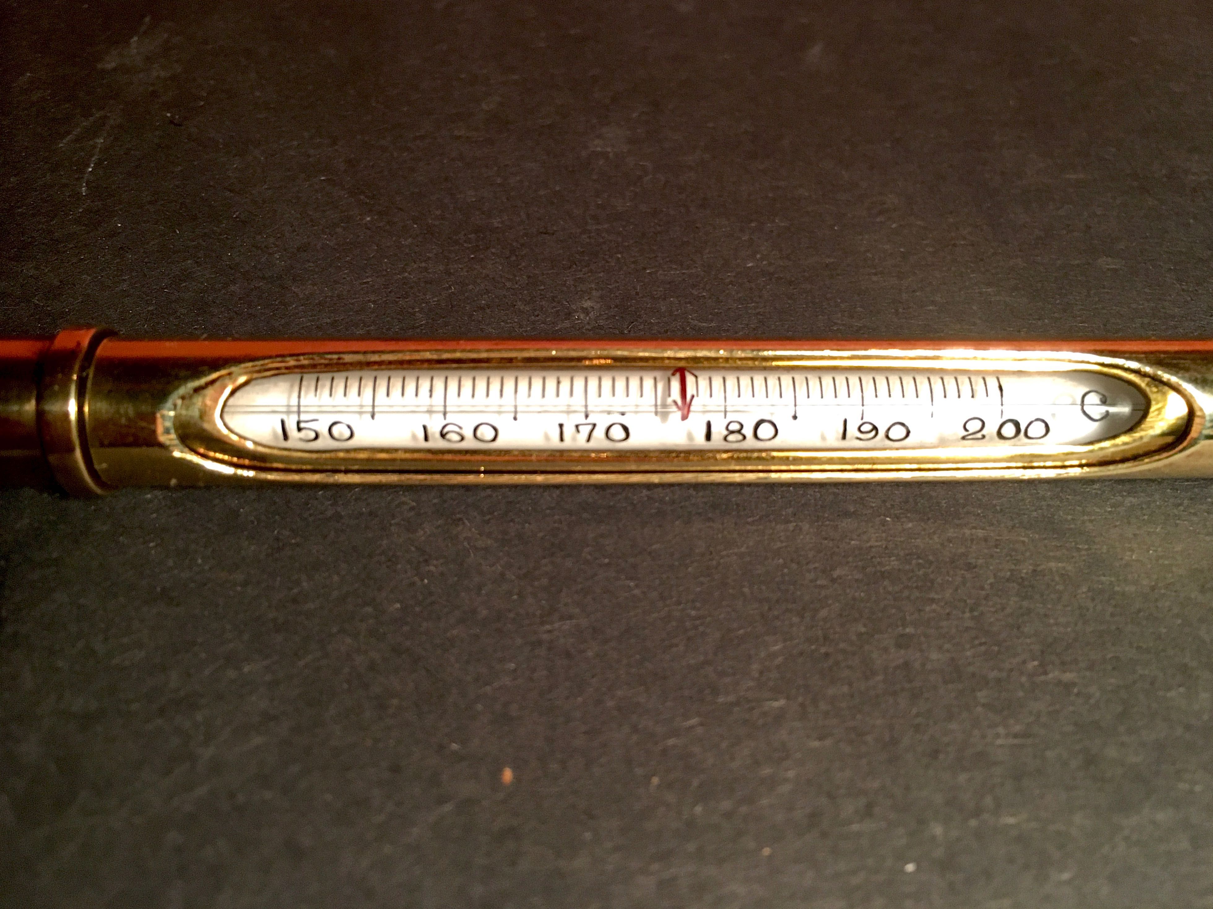 SPARMEX MEXPHALTE - termómetro antigo - escala de 150 a 200 C