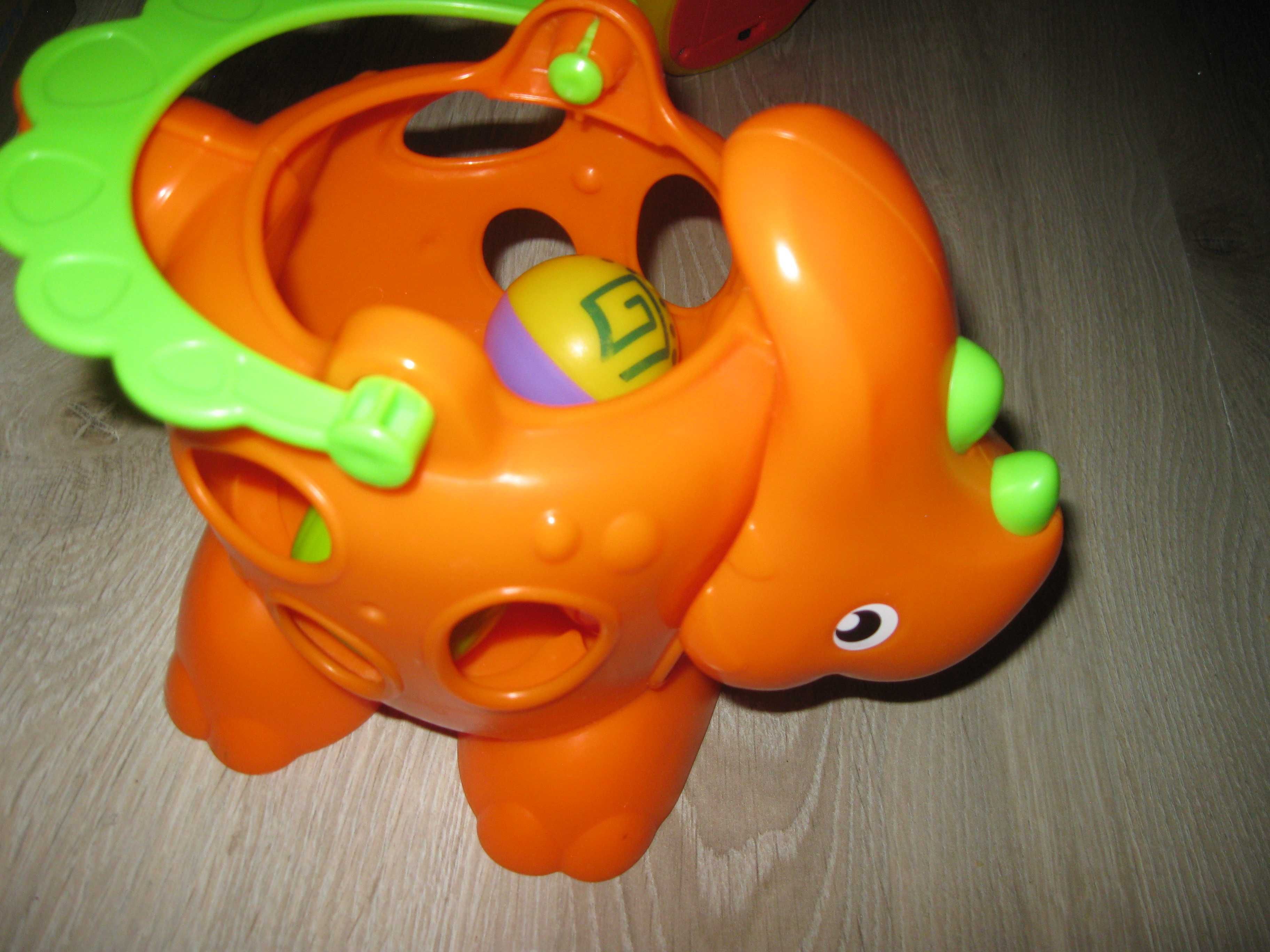 Fisher Price wesoły dinozaur 12 ms+