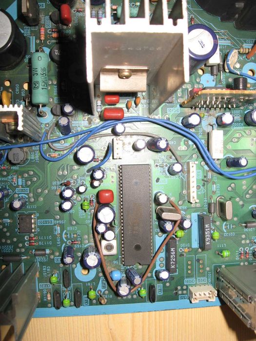 Плата от телевизора Philips (560мкф х400в, TDA7481, TDA2616 и т.д)