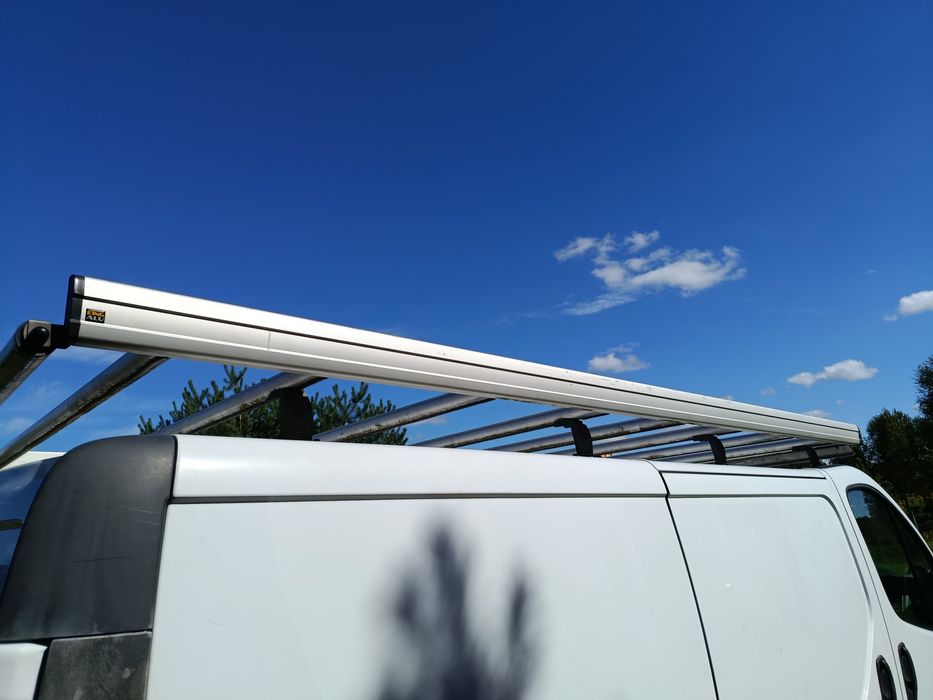 Bagaznik dachowy aluminiowy vivaro trafic long