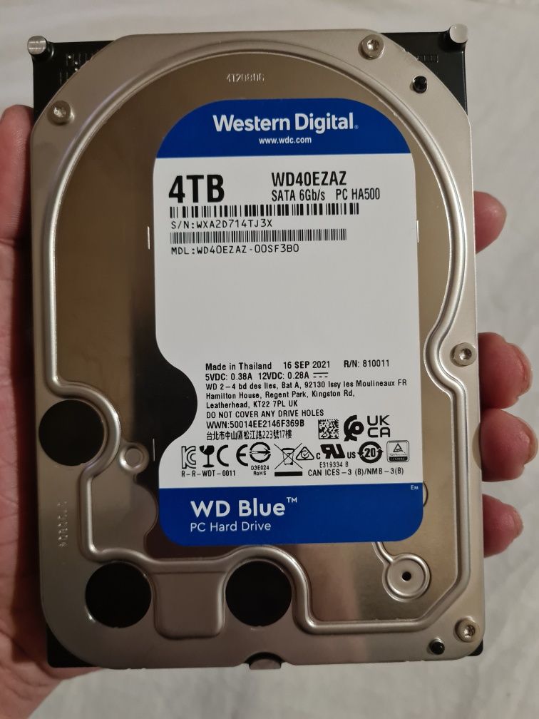 Жесткий диск HDD Western Digital Blue 4Tb