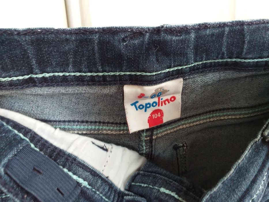 Spodnie jeansy skinny Topolino roz.104 dżinsy rurki
