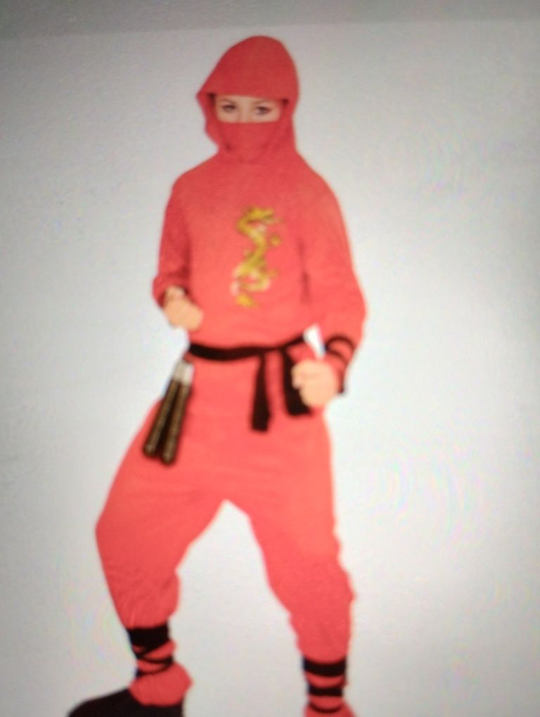 Strój na bal ninja wojownik