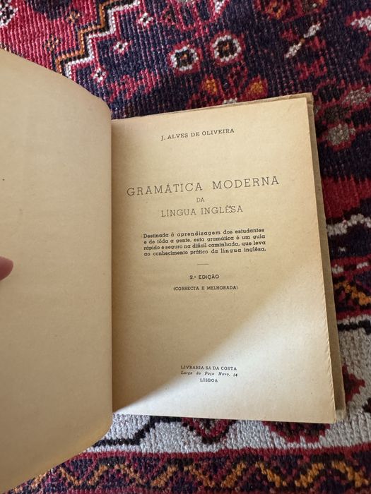 Gramática moderna da língua inglesa - J. Alves de oliveira