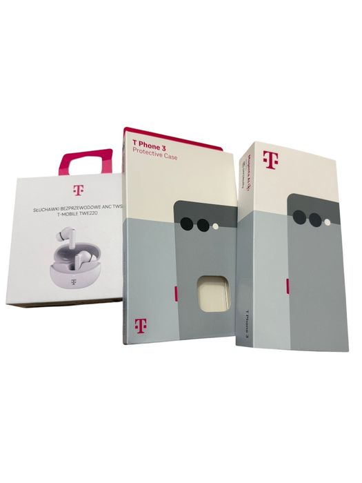 T Phone 3 5g + Bezprzewodowe Douszne Słuchawki + Etui