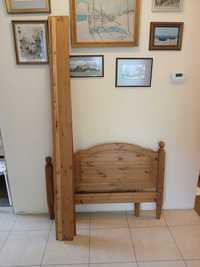 Łóżko drewniane Stelaż z drewna 200 x 90 Łóżko sosnowe Retro