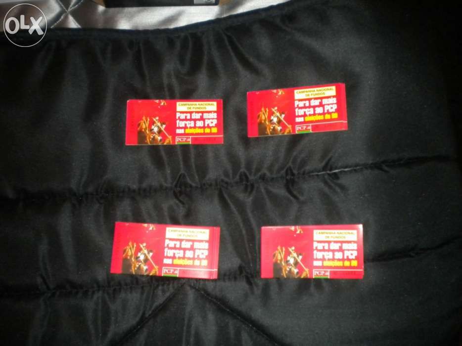 Bilhetes de angariação de fundos do pcp