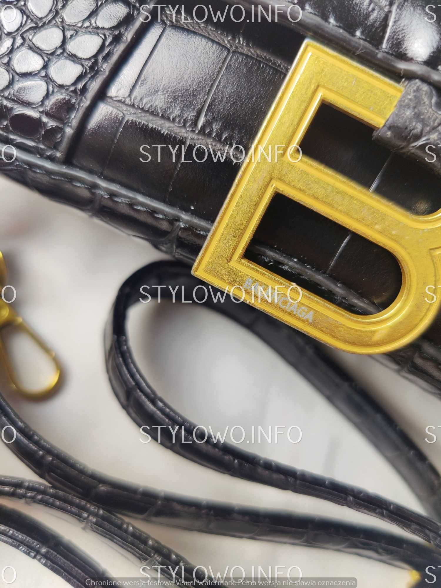 Torebka Balenciaga torebki listonoszka pudelko wąż woreczek Premium