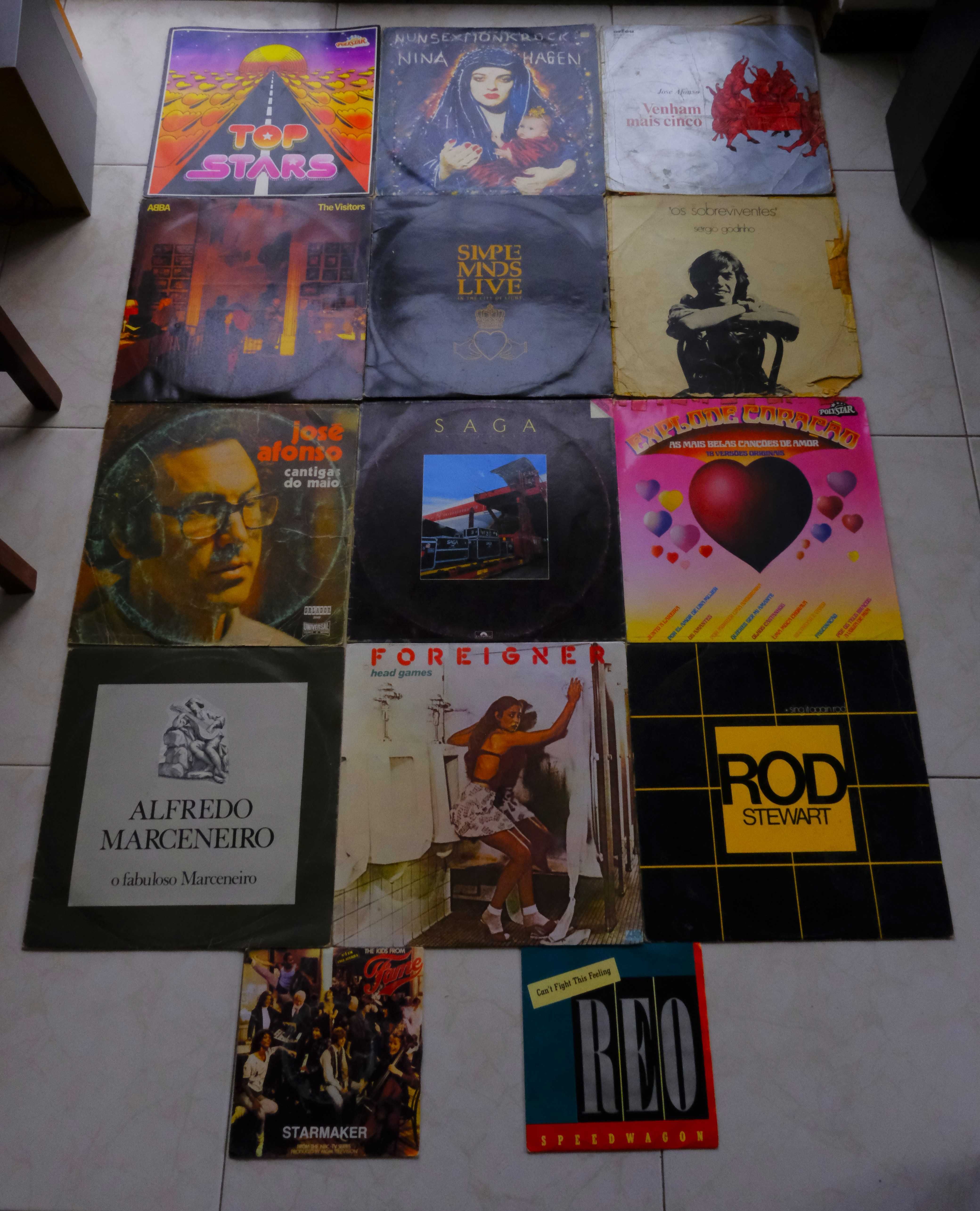 Discos vinyl diversos (ver descrição)