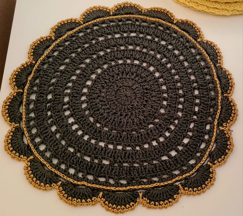 Souplats de Crochê Artesanal