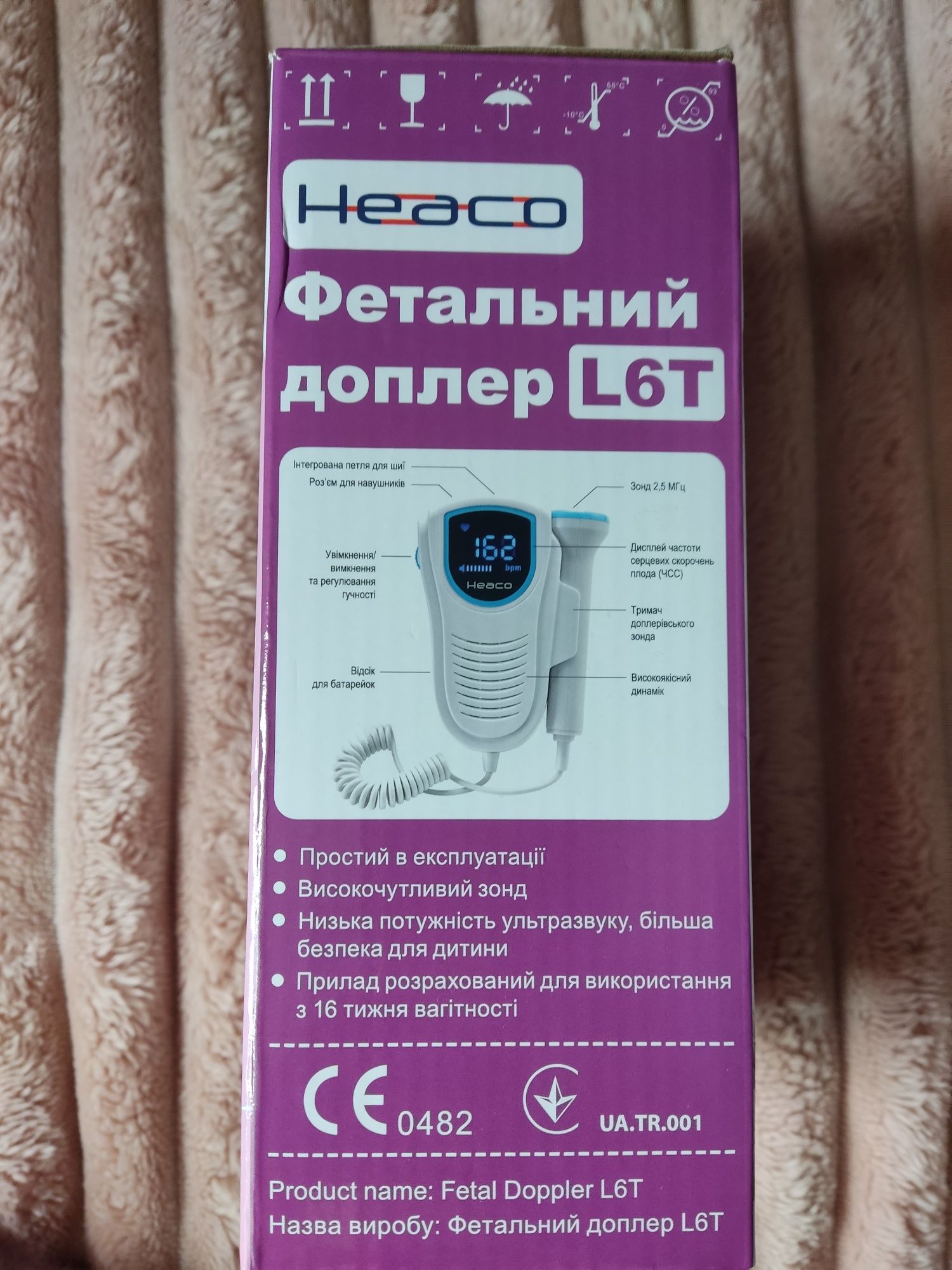 Фетальний доплер Heaco L6T