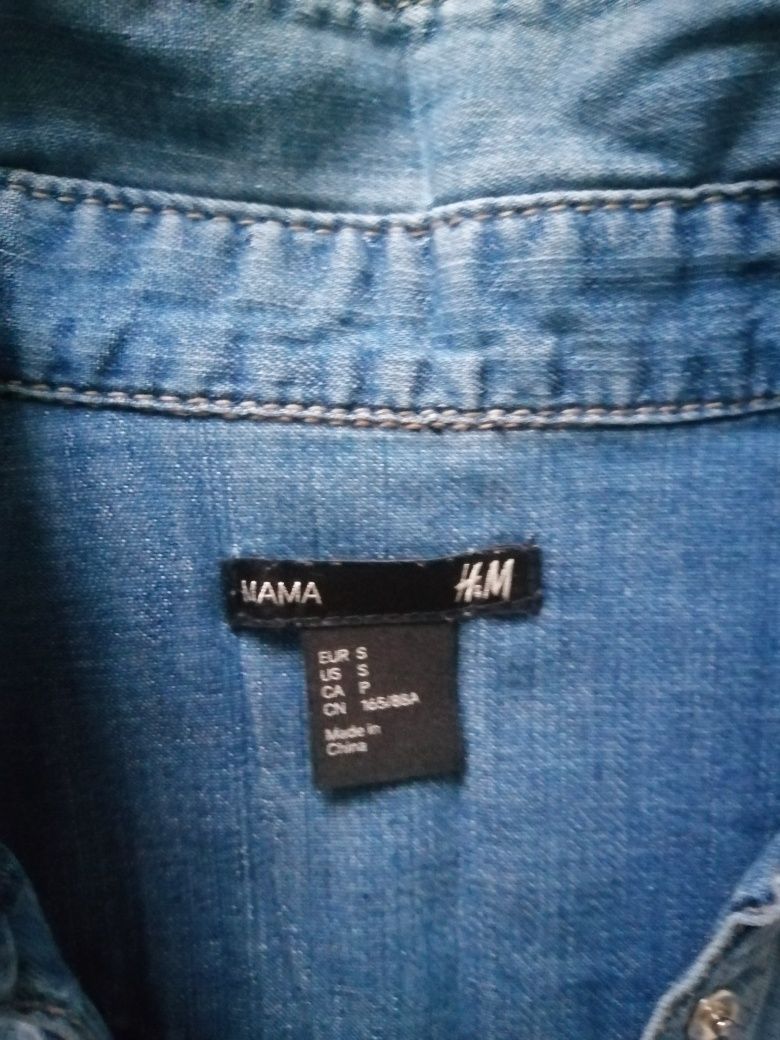 Sukienka ciążowa jeans H&M rozmiar 36, S
