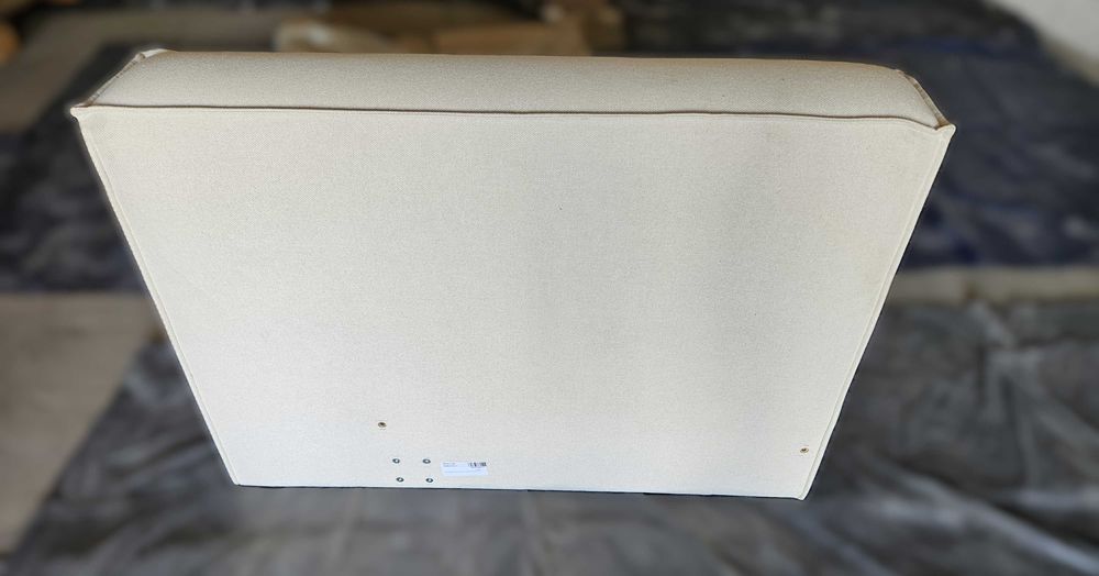 Łóżko Lennon odcienie beżu Westwing - Połówka zagłówka +2 płyty