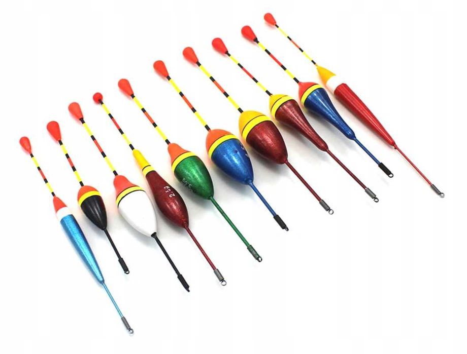 10 sztuk Zestaw Spławików Aptel spławiki przelowtowe wękdarskie zestaw