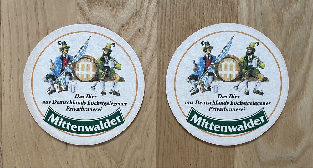 Podkładki, podstawki pod piwo Mittenwalder