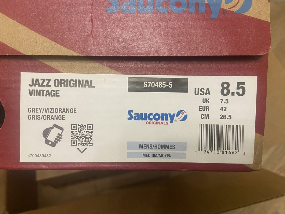 Нові. Saucony Jazz Original 41.5 кросівки чоловічі, кроссовки мужские