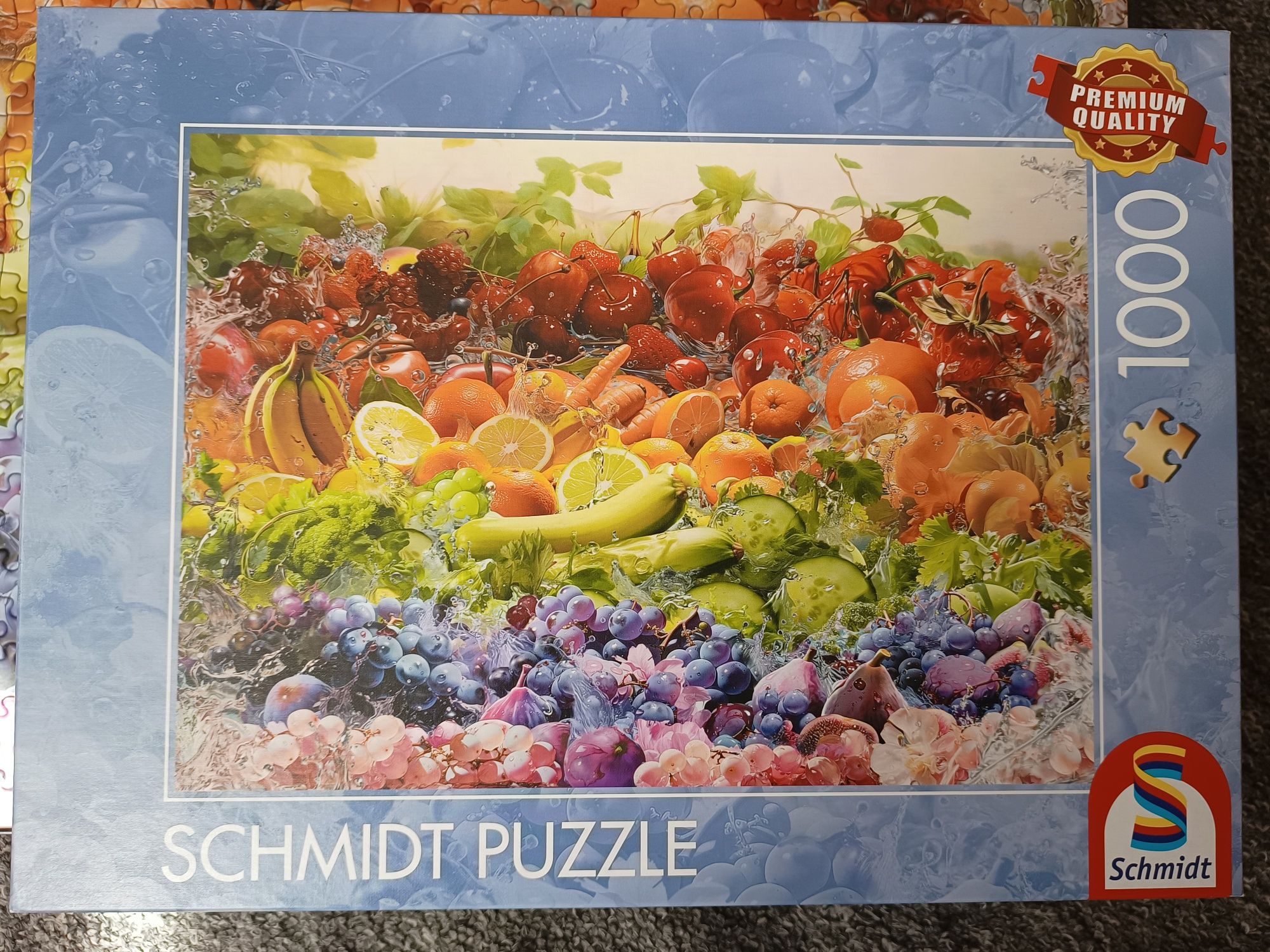 Puzzle 1000el Schmidt Koktajl owocowy Używane Kompletne