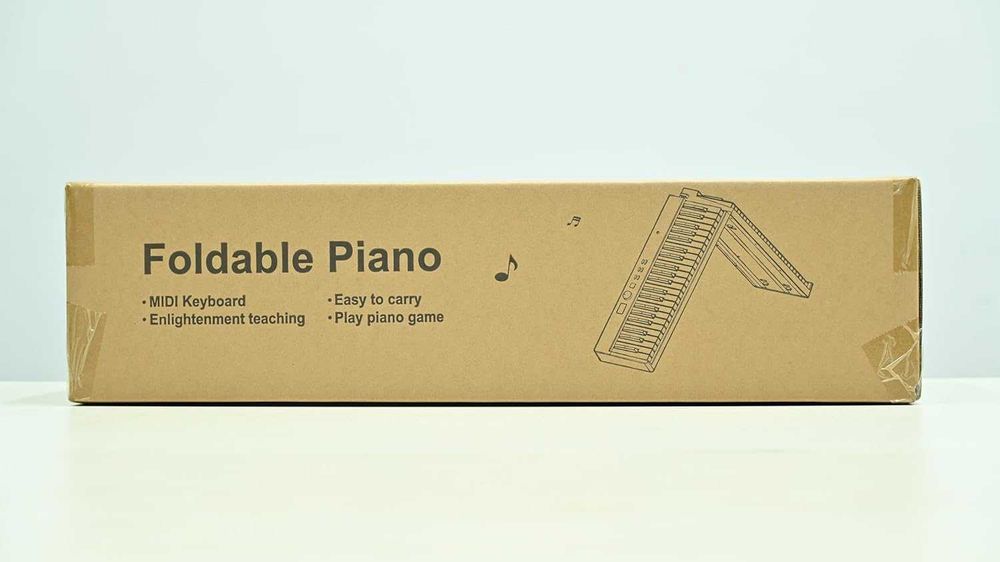 Składany Keyboard Pianino Fortepian z 88 Klawiszami MIDI Bluetooth LCD