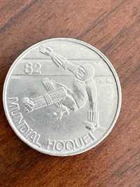 Moeda comemorativa 25 escudos (25$00) 1983 - Mundial Hóquei 82