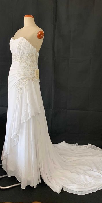 Nowa biała suknia ślubna Maggie Sottero 40 L na ślub w plenerze plaży