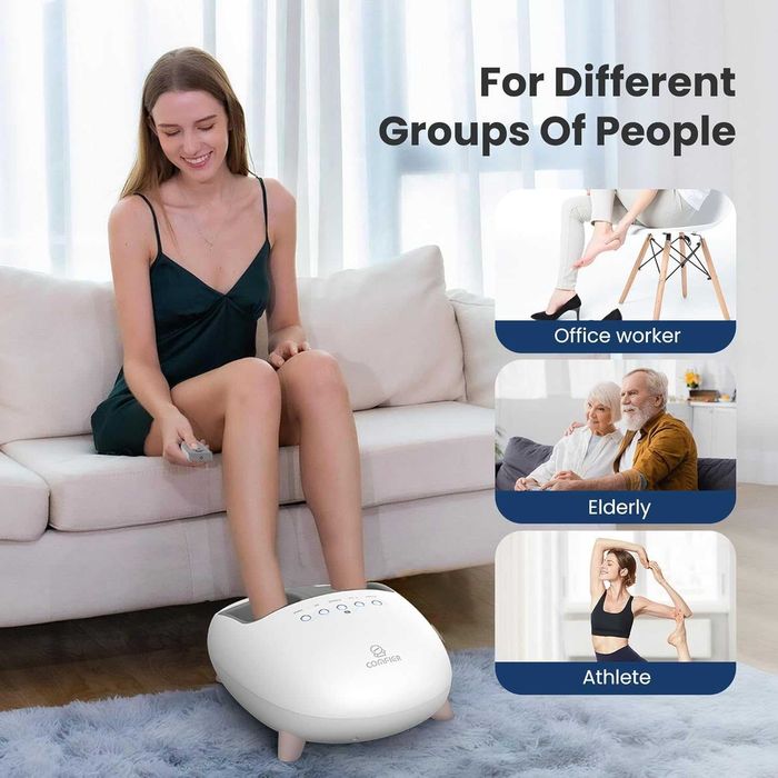 COMFIER Shiatsu elektryczny masażer stóp z ogrzewaniem, CF-53332