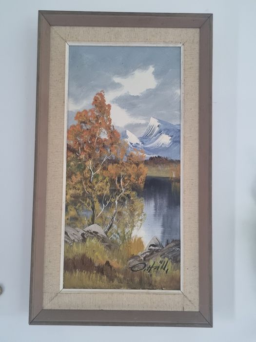 Obraz olejny/krajobraz górski