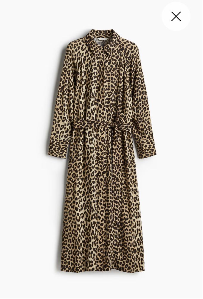 Сукня з леопардовим принтом H&M