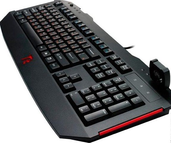 Клавиатура геймерская TteSports Challenger с охлаждающим вентилятором.
