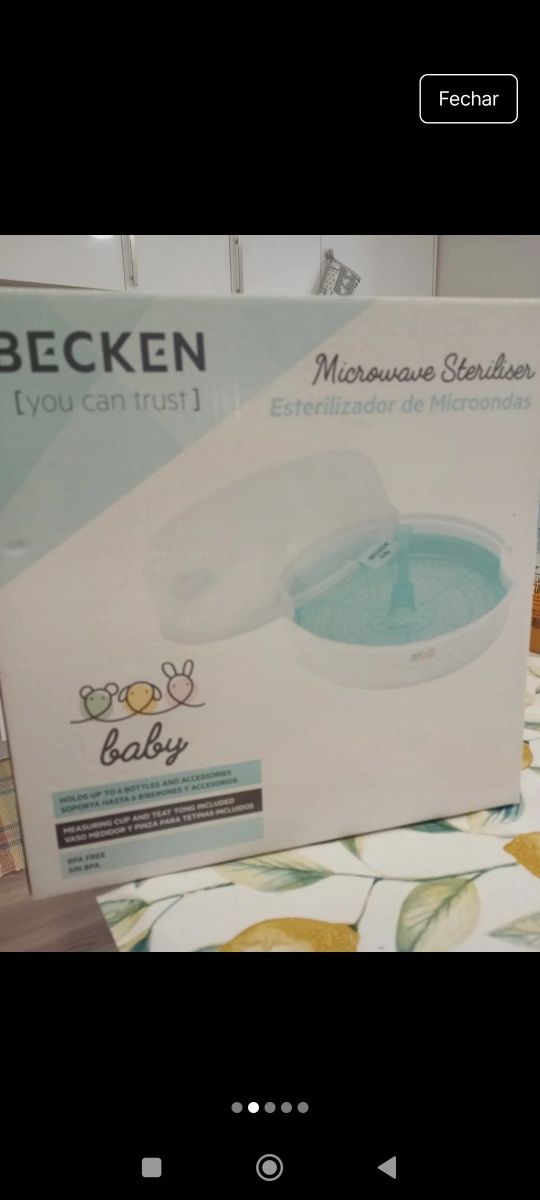 Esterilizador de biberões