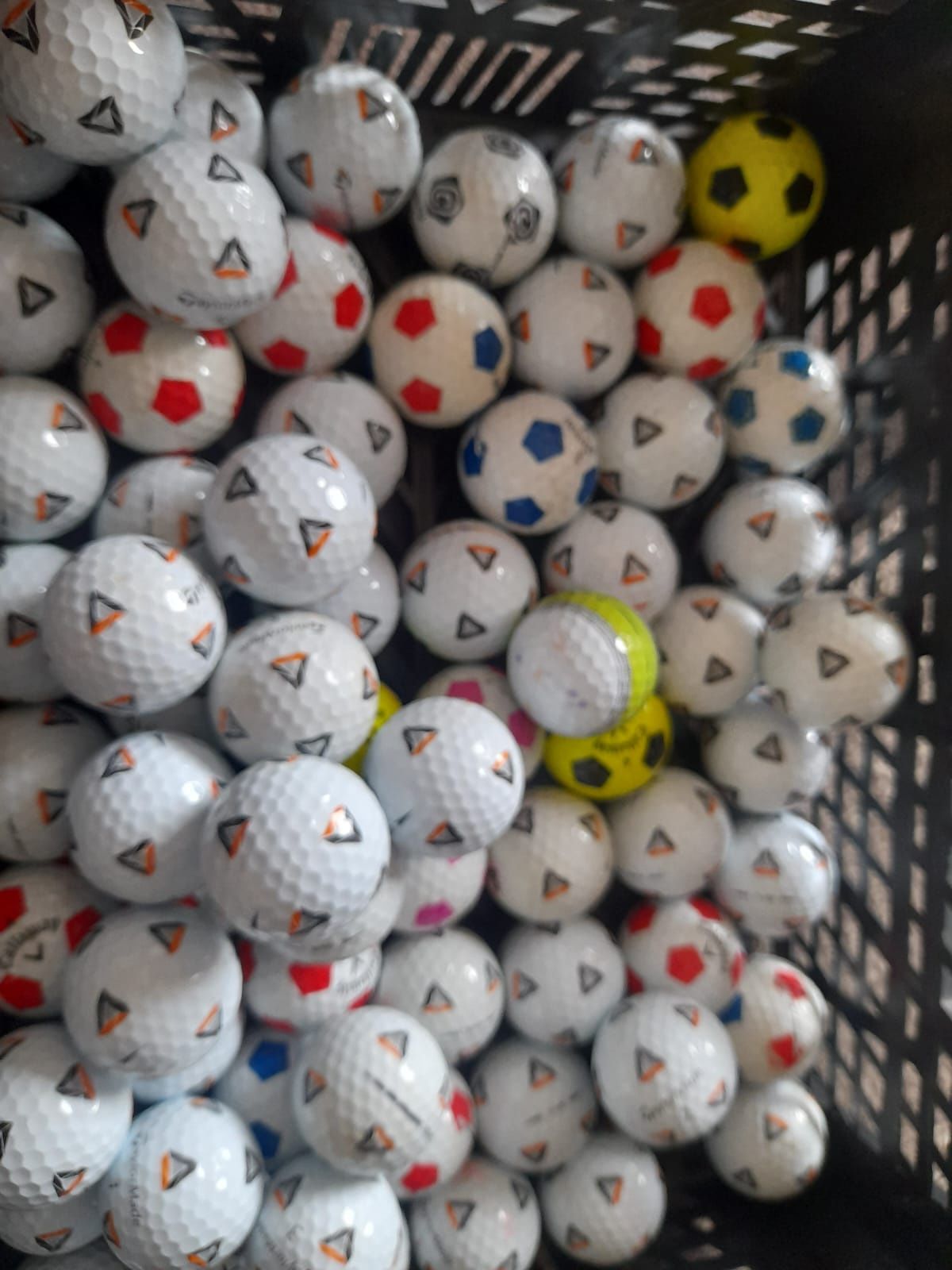 Bolas  de golfe  usadas