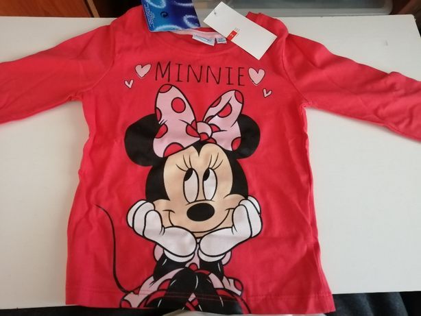 Camisa Disney Minie - Tamanho 92 cm (NOVA)