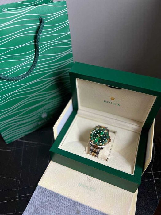Zegarek Submariner Green Gold Mechaniczny