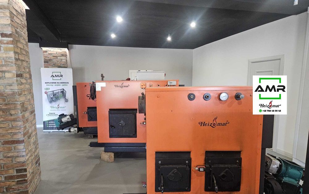 Używany Piec na trocinę, zrębkę, biomasę Heizomat 100 kW
