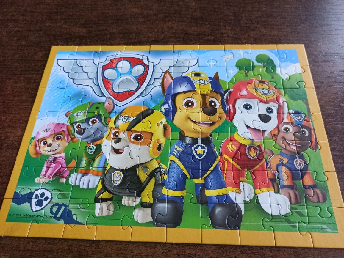 Puzzle paw patrol 4 in 1