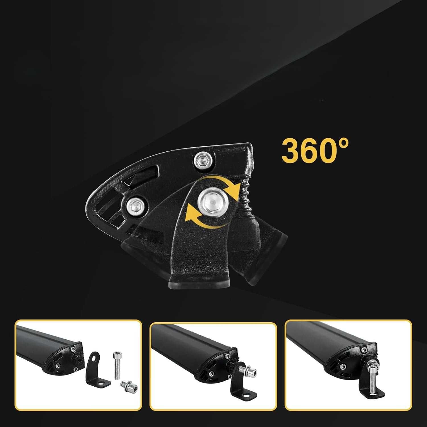 Lampa robocza oświetlenie LED  180W 6000K IP67, do pojazdów terenowych