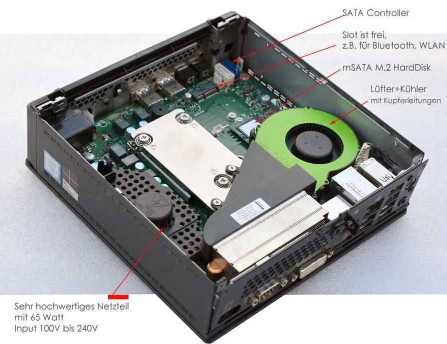 Компактний мініПК Fujitsu Esprimo Q956 mini i5-6400T 8GB s1151 опт б/г