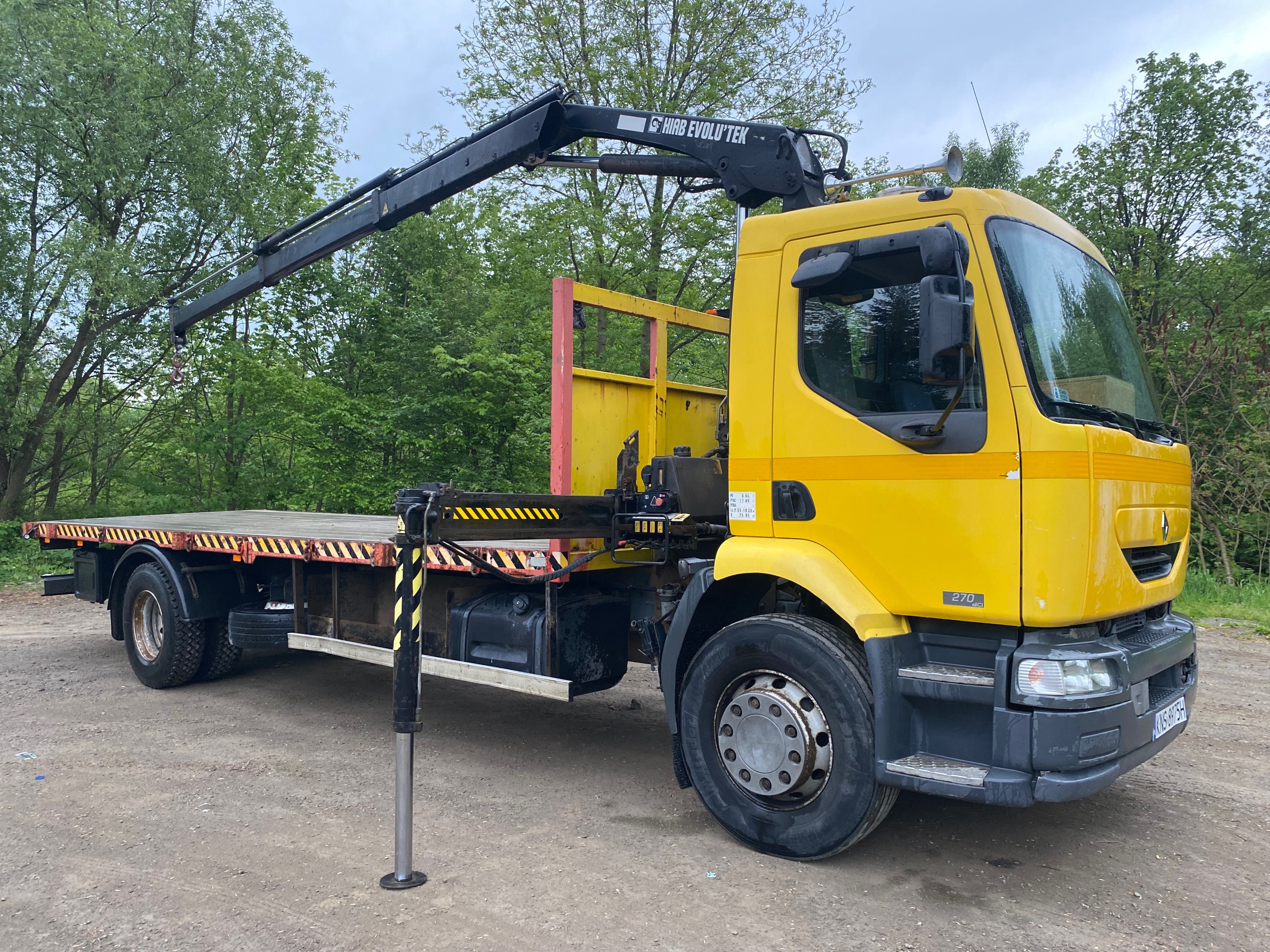 Renault Midlum 270 DCI HIAB 085 pomoc-drogowa (SPECJALNE)