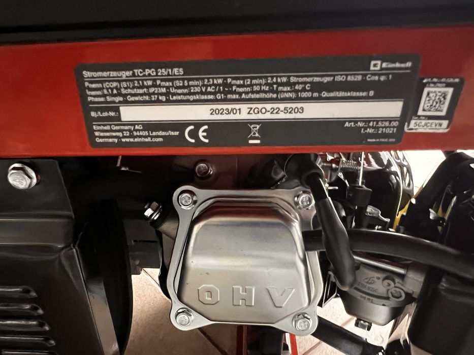 Agregat prądotworczy Einhell TC-PG 25/1//ES