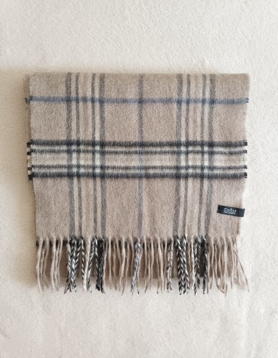 Nulu оригінальний кашеміровий шарф у клітинку