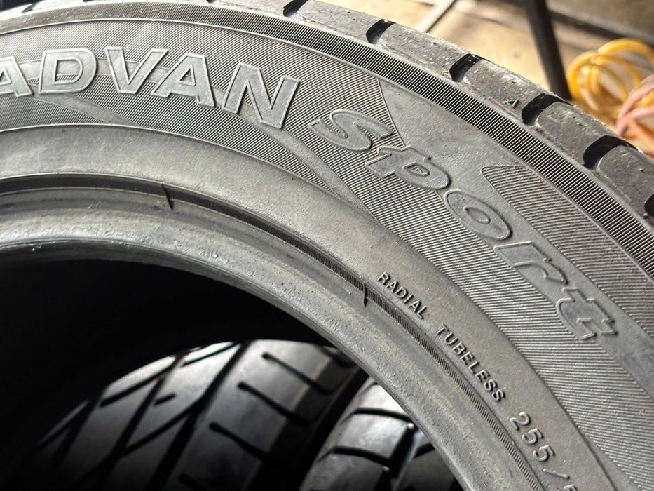 255-55-R18 YOKOHAMA ADVAN SPORT летняя резина 4штуки JAPAN 2022