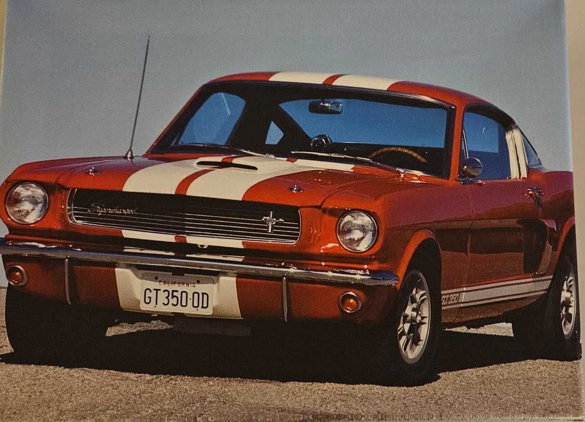 Ford Mustang 3 wydruki na płótnie 30cmx40cmx2cm