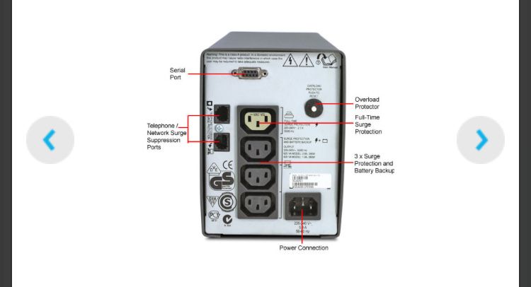 Источник бесперебойного питания SMART-UPS SC 620VA APC (SC620I)